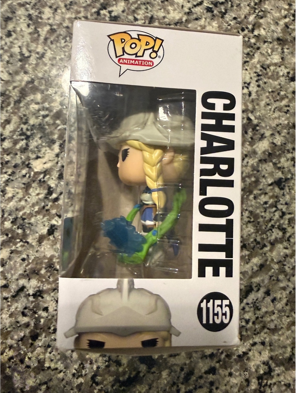 Funko Pop Charlotte #1155 Black Clover GITD Chalice Exclusive - Box Damage - Picture 3 of 9